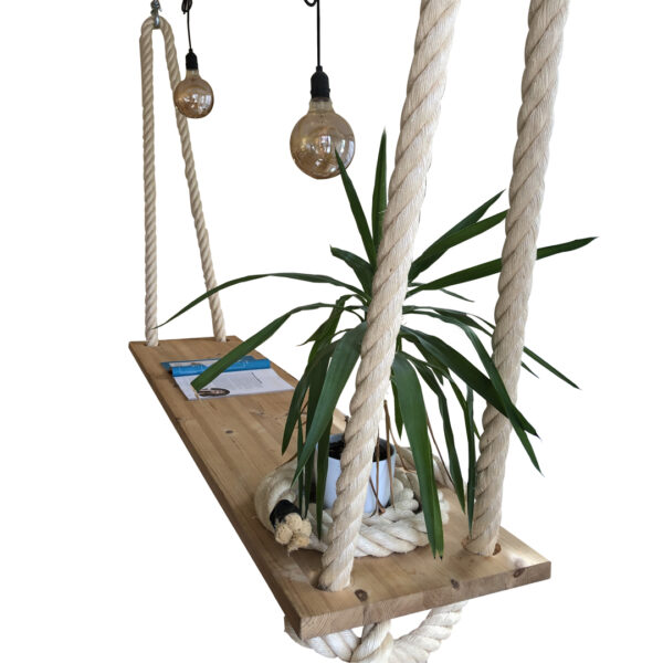 NY Hangende Boomschommel Voor Volwassenen Kinderen Gepolijst Vierplanken Anti-corrosie Hout Outdoor Indoor Swing